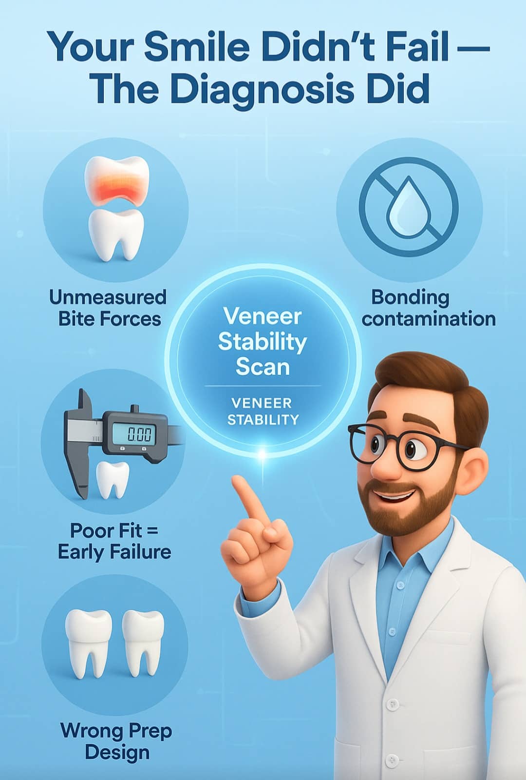 when veneers fall off